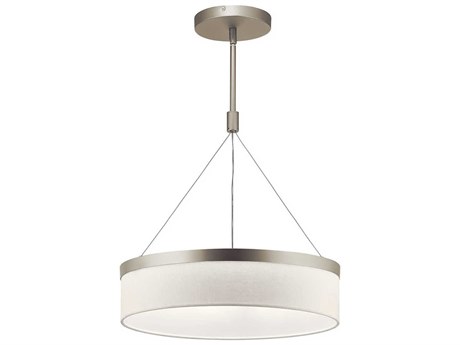 Kichler Mercel 3-Light Satin Nickel Drum Pendant