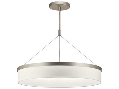 Kichler Mercel 3-Light Satin Nickel Drum Pendant
