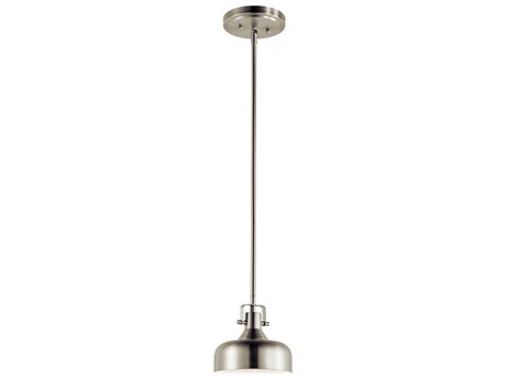 Kichler 1-Light Brushed Nickel LED Geometric Round Mini Pendant