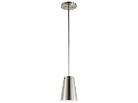 Kichler 1-Light Brushed Nickel LED Round Mini Pendant