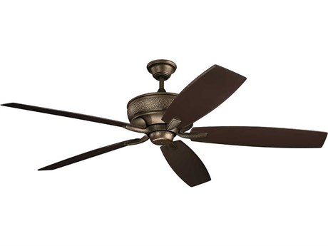 Kichler Monarch Weathered Copper 70" Outdoor Ceiling Fan