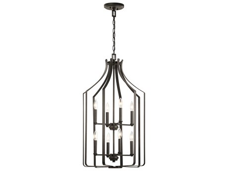Kichler Morrigan 8-Light Olde Bronze Candelabra Chandelier