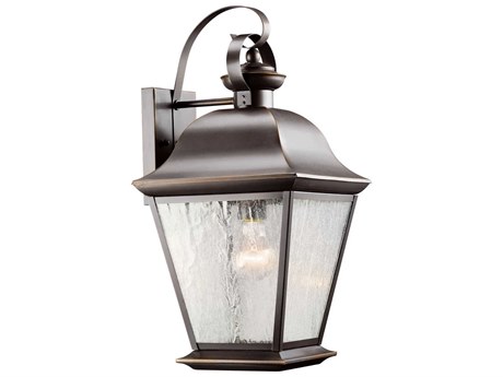 Kichler Mount Vernon 1 - Light Glass Outdoor Wall Light