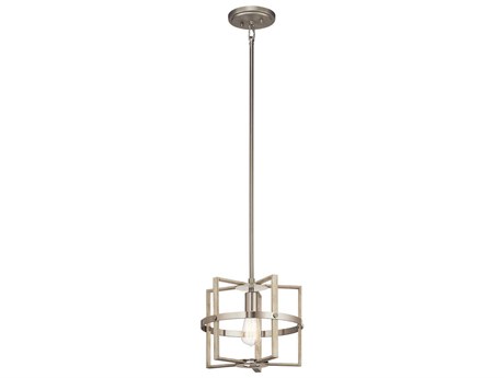 Kichler Peyton 1-Light White Washed Wood Pendant