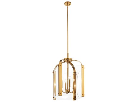 Kichler Pytel 4-Light Fox Gold Candelabra Chandelier