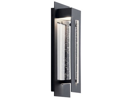 Kichler River Path 1 - Light Glass LED Outdoor Wall Light