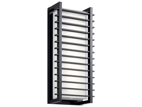 Kichler Rockbridge 2 - Light Glass LED Outdoor Wall Light