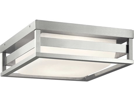 Kichler Ryler 1 - Light Glass LED Outdoor Ceiling Light