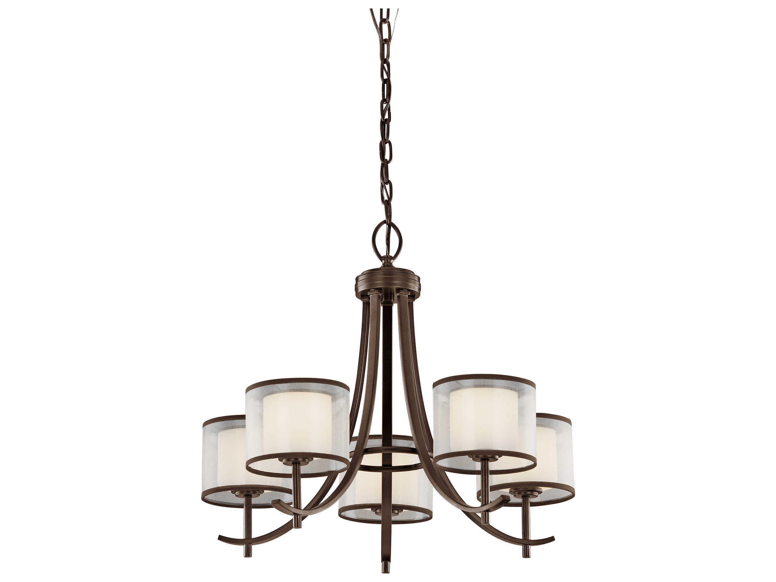 Kichler Tallie 5 Light Cylinder Chandelier KIC43149MIZ