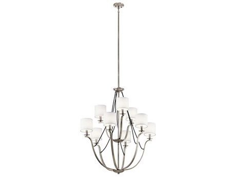 Gabby Adler Vintage Gold Eight Light 33 Wide Chandelier Gasch153425