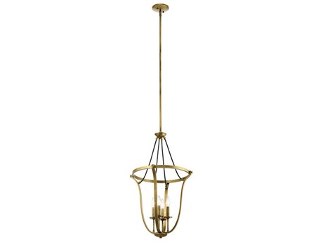 Kichler Thisbe 4-Light Natural Brass Pendant