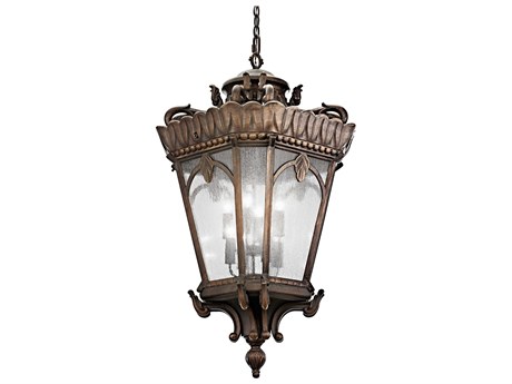 Kichler Tournai 8-light Glass Outdoor Hanging Light