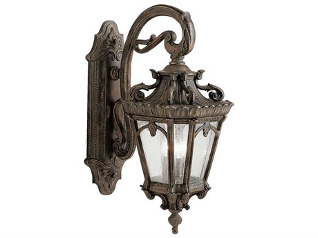 Kichler Tournai 3 - Light Glass Outdoor Wall Light