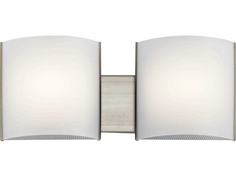 Kichler 2-Light Brushed Nickel LED Vanity Light