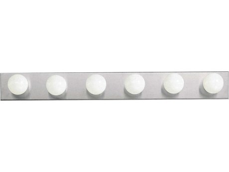 Kichler 6-Light Brushed Nickel Glass Vanity Light