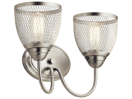 Kichler Voclain 2-Light Brushed Nickel Vanity Light