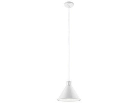 Kichler Zailey 1-Light White Mini Pendant
