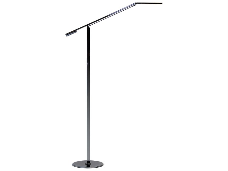 Koncept Equo LED Chrome Floor Lamp | KONELXAWCRMFLR