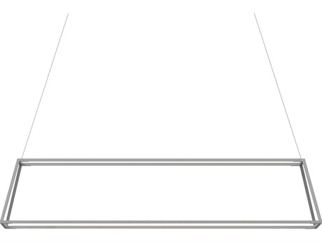 Koncept Z-bar Silver LED Geometric Linear Island Pendant