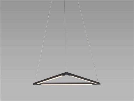 Koncept Z-bar Matte Black LED Geometric Linear Pendant