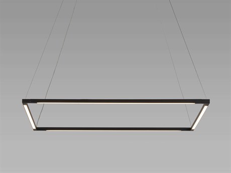 Koncept Z-bar Matte Black LED Geometric Linear Pendant