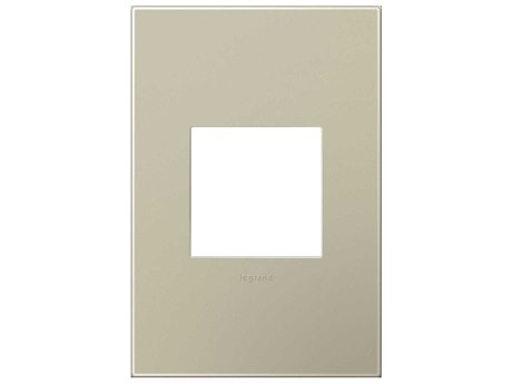 Legrand Plastics Titanium One-Gang Wall Plate
