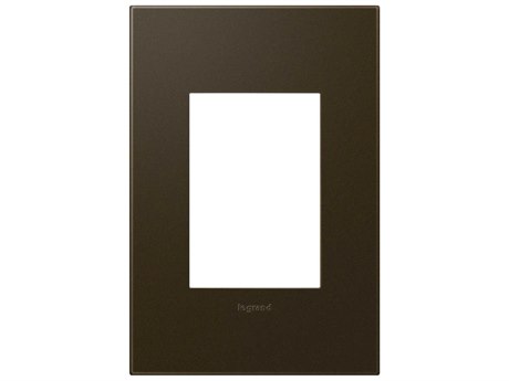 Legrand Plastics Bronze One Gang and Wall Plate