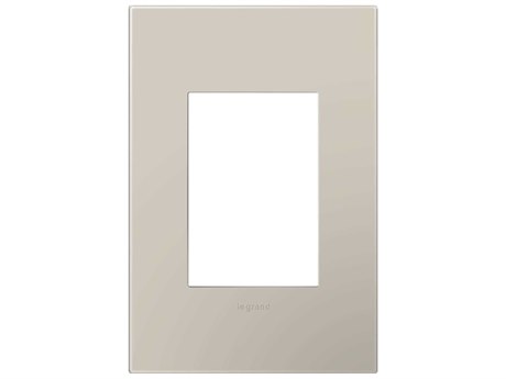 Legrand Plastics Greige One Gang and Wall Plate
