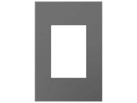 Legrand Plastics Magnesium One Gang and Wall Plate
