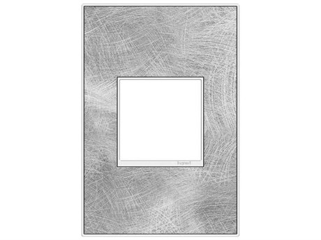 Legrand Real Materials Spiraled Stainless One-Gang Wall Plate