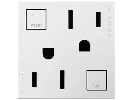 Legrand Outlets White 15A Tamper-Resistant GFCI