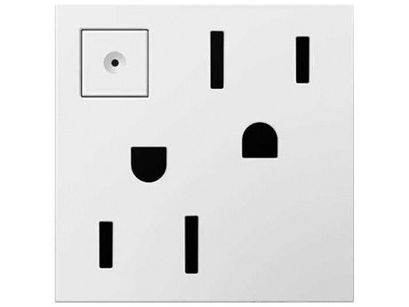 Legrand Outlets White 15A Energy-Saving On/Off Outlet