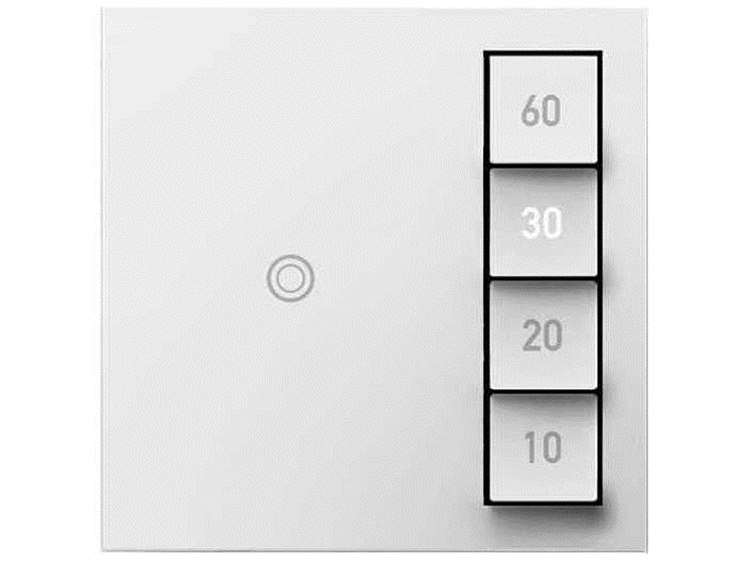 Legrand Motion Sensor White ManualON/TimedOFF SensaSwitch LGRASTM2W2