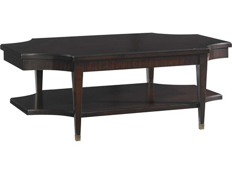 Lexington Kensington Place Rectangular Wood Oxford Brown Coffee Table