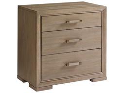  Shadow Play Aged Silver Three-Drawer Nightstand