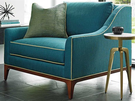 teal club chair