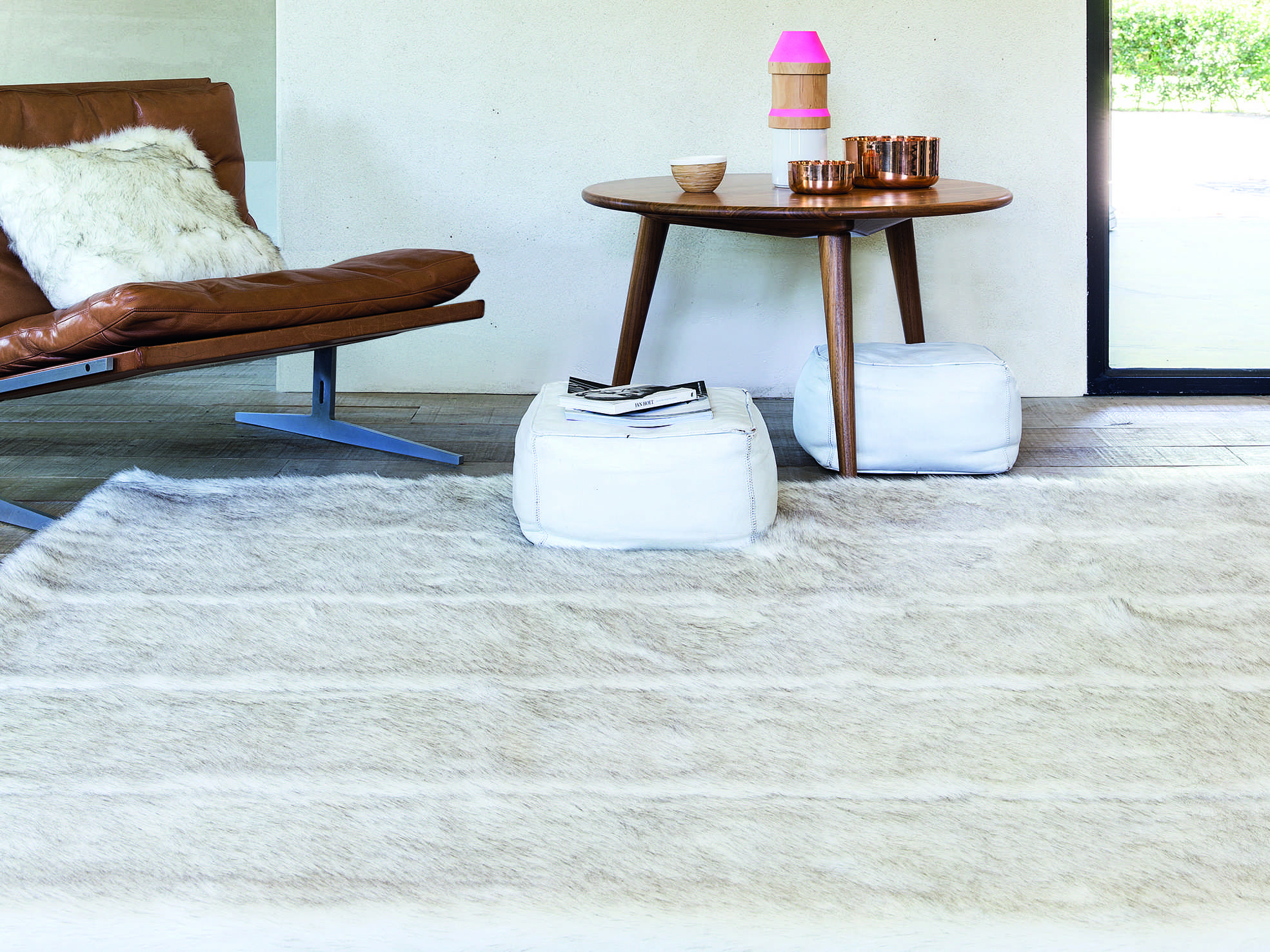 Ligne Pure Feel White Rectangular Area Rug LP211003100