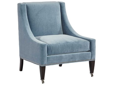 Lillian August Upholstery Dudley Rolling Fabric Accent Chair