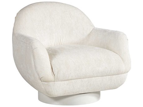 Lillian August Upholstery Celine Swivel Fabric Accent Chair