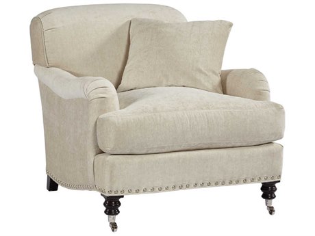 Lillian August Upholstery Albert Rolling Fabric Accent Chair