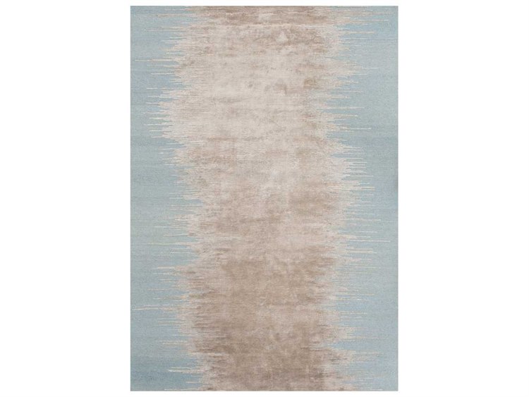 Linie Design Noam Grey & Aqua Rectangular Area Rug LDNOAMAQUA