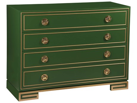 Lillian August Workshop Karl 4-Drawers Green Dresser