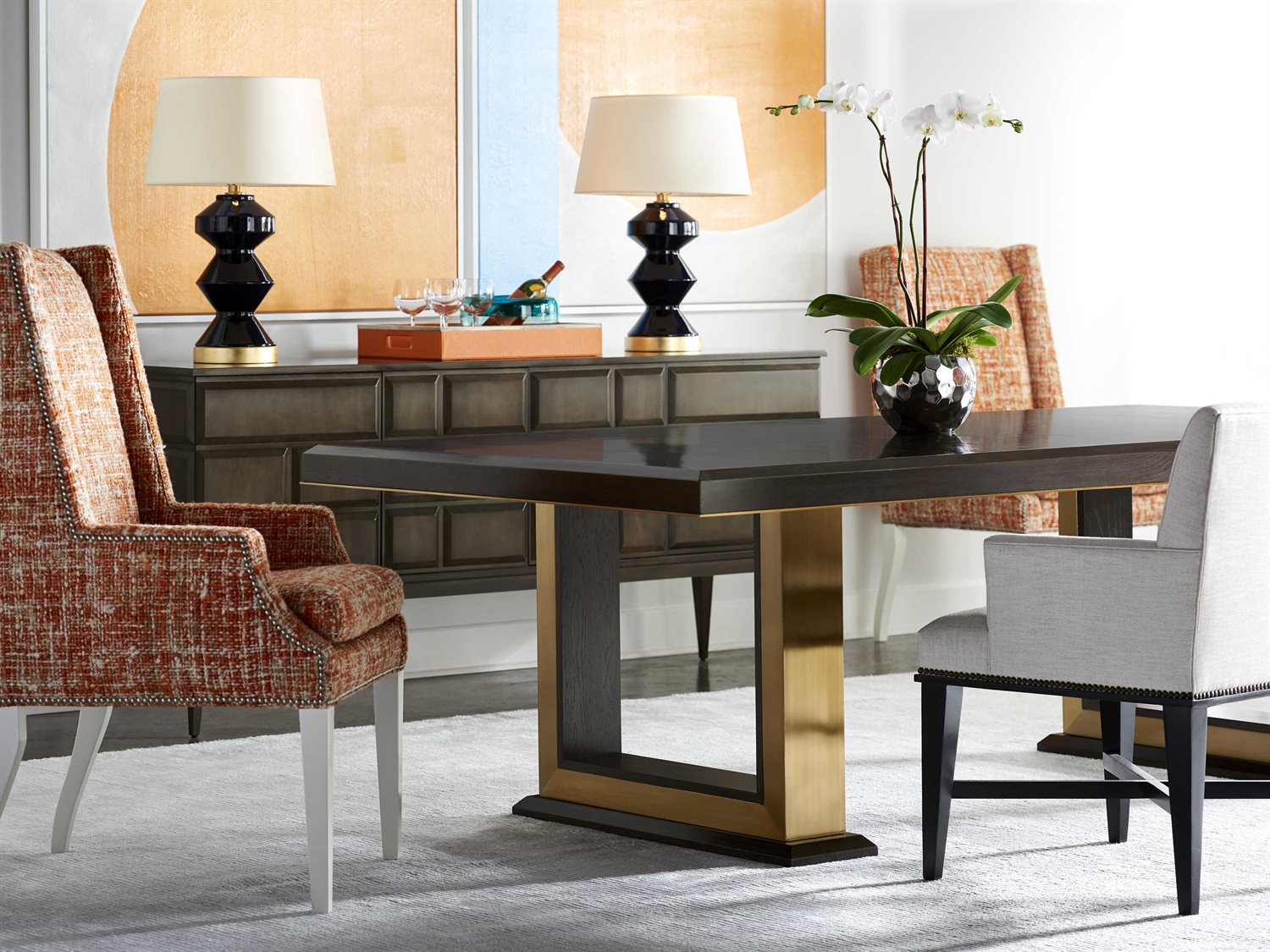 Lillian August 96'' Wide Rectangular Dining Table LNALA22011