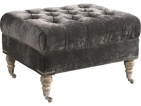 Lillian August Upholstery Blazer Upholstered Tufted Ottoman