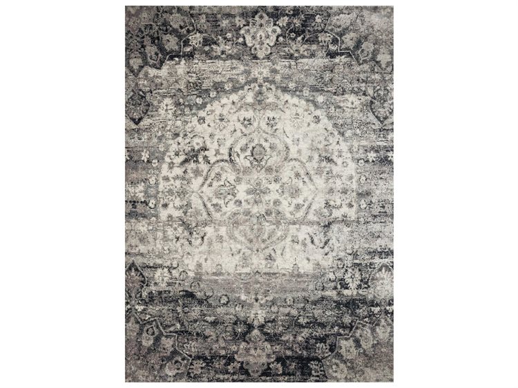 Loloi Anastasia Af 06 Rectangular Ink Ivory Area Rug