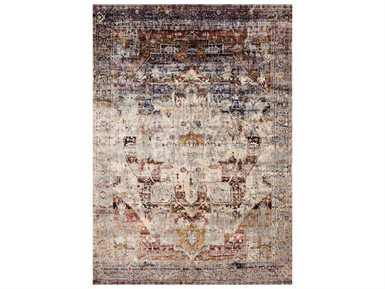 Loloi Rugs Anastasia Af 08 Rectangular Slate Multi Area Rug