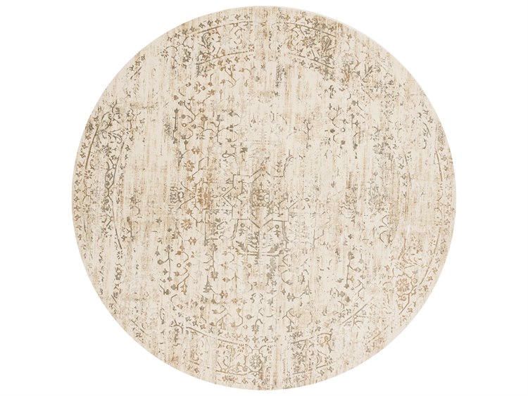 Loloi Rugs Kingston Kt 01 Round Cream Multi Area Rug