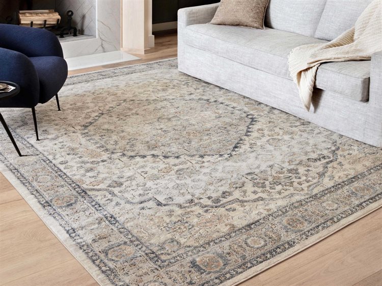Loloi II Rugs Teagan Bordered Area Rug LLLTEAGTEA01NALC
