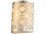 Lucas McKearn Arabella 10" Tall 1-Light Distressed Gold Glass Wall Sconce  LCKGNARABELLA1
