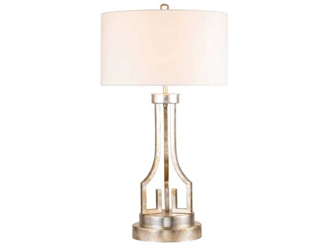 Lucas McKearn Lemuria Antique Silver Buffet Lamp